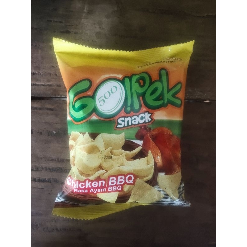 

Makanan Ringan Gopek Snack Rasa Ayam BBQ 25g Satuan - Snack Ringan