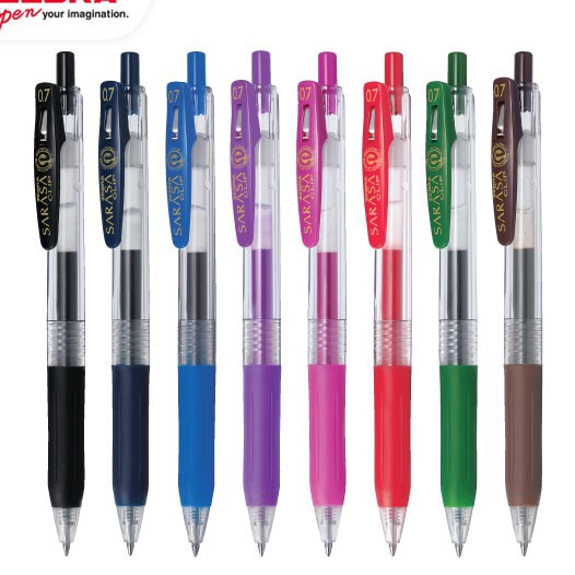 

MURAHMERIAH Zebra Sarasa Clip Retractable Pulpen Ukuran 7