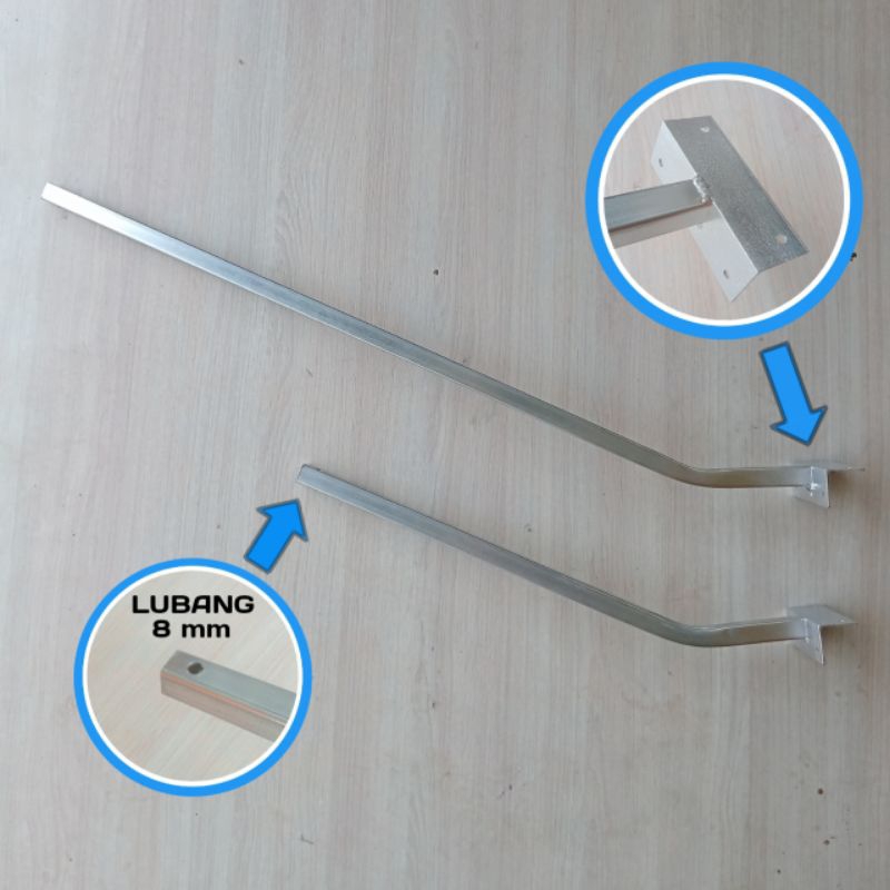 Tiang Pengait Lampu Sorot Billboard Spanduk 50 Cm
