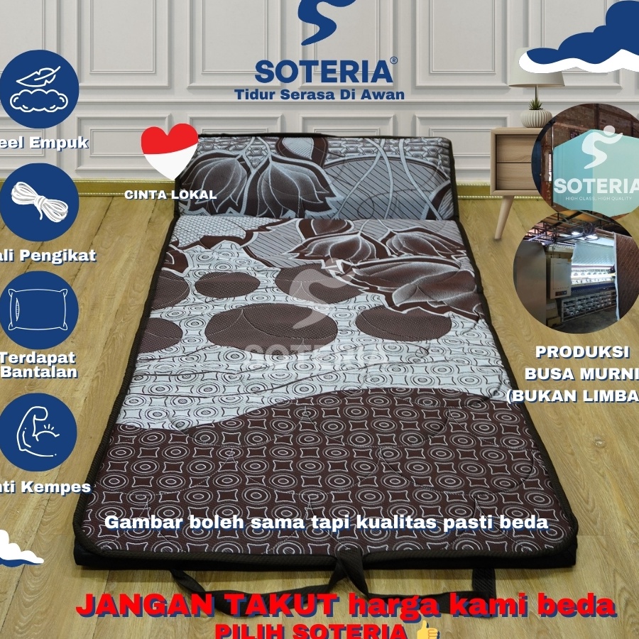 DIJAMIN ORI CUCI GUDANG SALE RAMADHAN BERKAH  FREE ONGKIR Kasur Lipat Tebal Anti Kempes  Kasur Busa 