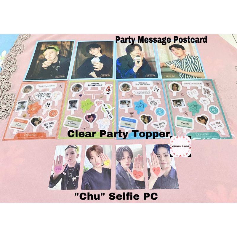 [READY STOCK] SHARING OFFICIAL TREASURE 4TH ANNIVERSARY MAGAZINE CHU SELFIE PHOTOCARD POB YG SELECT 