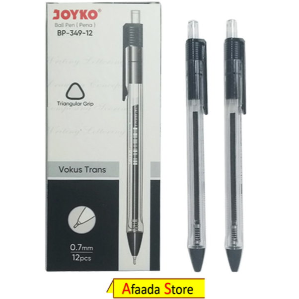 

Ball Pen / Pulpen/ bolpoin JOYKO BP-349-12 Vokus Trans