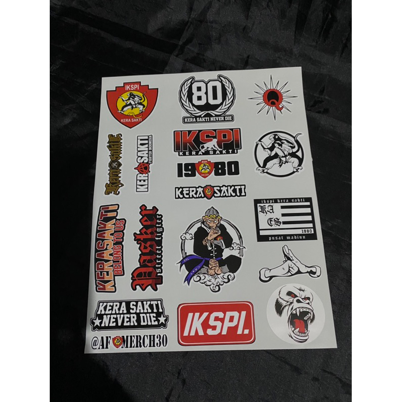 

Stiker IKSPI KERA SAKTI anti air tinggal tempel / STIKER KERA SAKTI