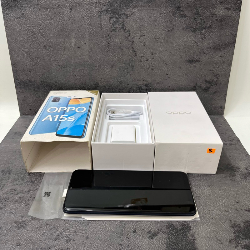 Oppo A15s 4/64gb Fullset Second Garansi Resmi