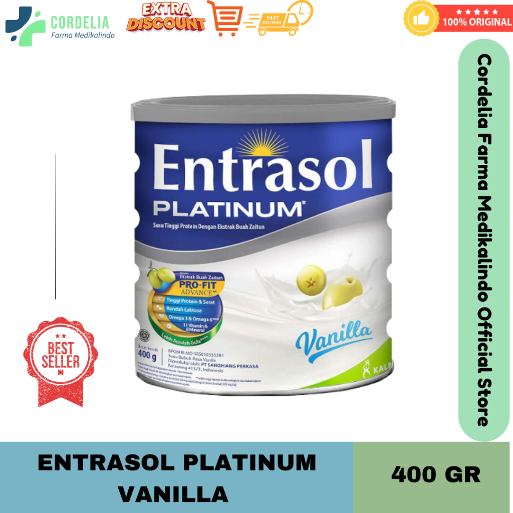 

ENTRASOL PLATINUM VANILLA 400MG