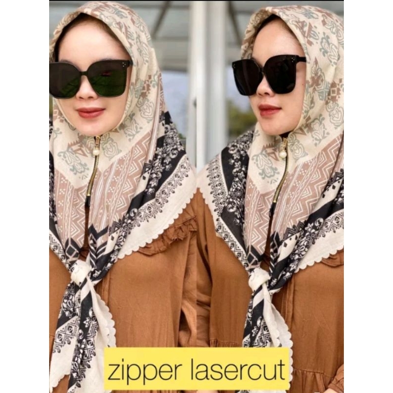 HIJAB INSTAN/HIJAB RESLETING ZIPPER/HIJAB MOTIF/HIJAB CANTIK/HIJAB KEKINIAN