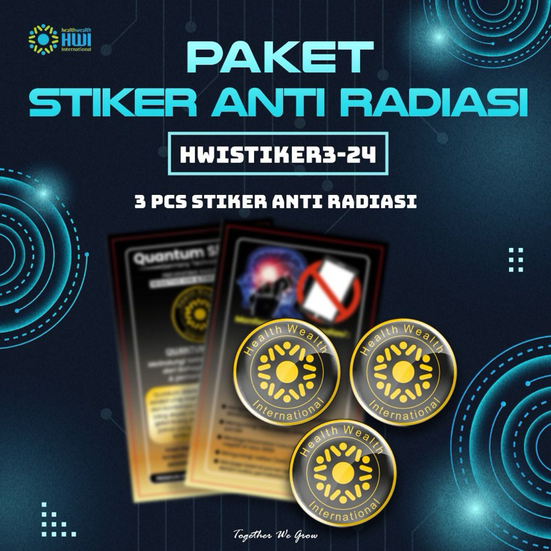 

HWI stiker anti radiasi paket 3psc