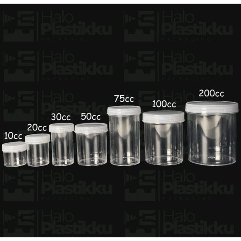 Pot salep, pot cream, pot urine, 10cc, 20cc, 30cc, 50cc, 75cc, 100cc, 200cc