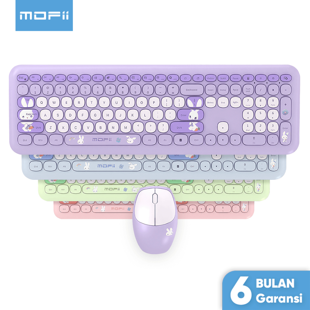 MOFii Keyboard Mouse Set 2.4G Wireless 666 Pro