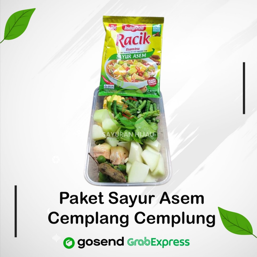 

Sayur asem siap masak paket sayur asem +-4 porsi