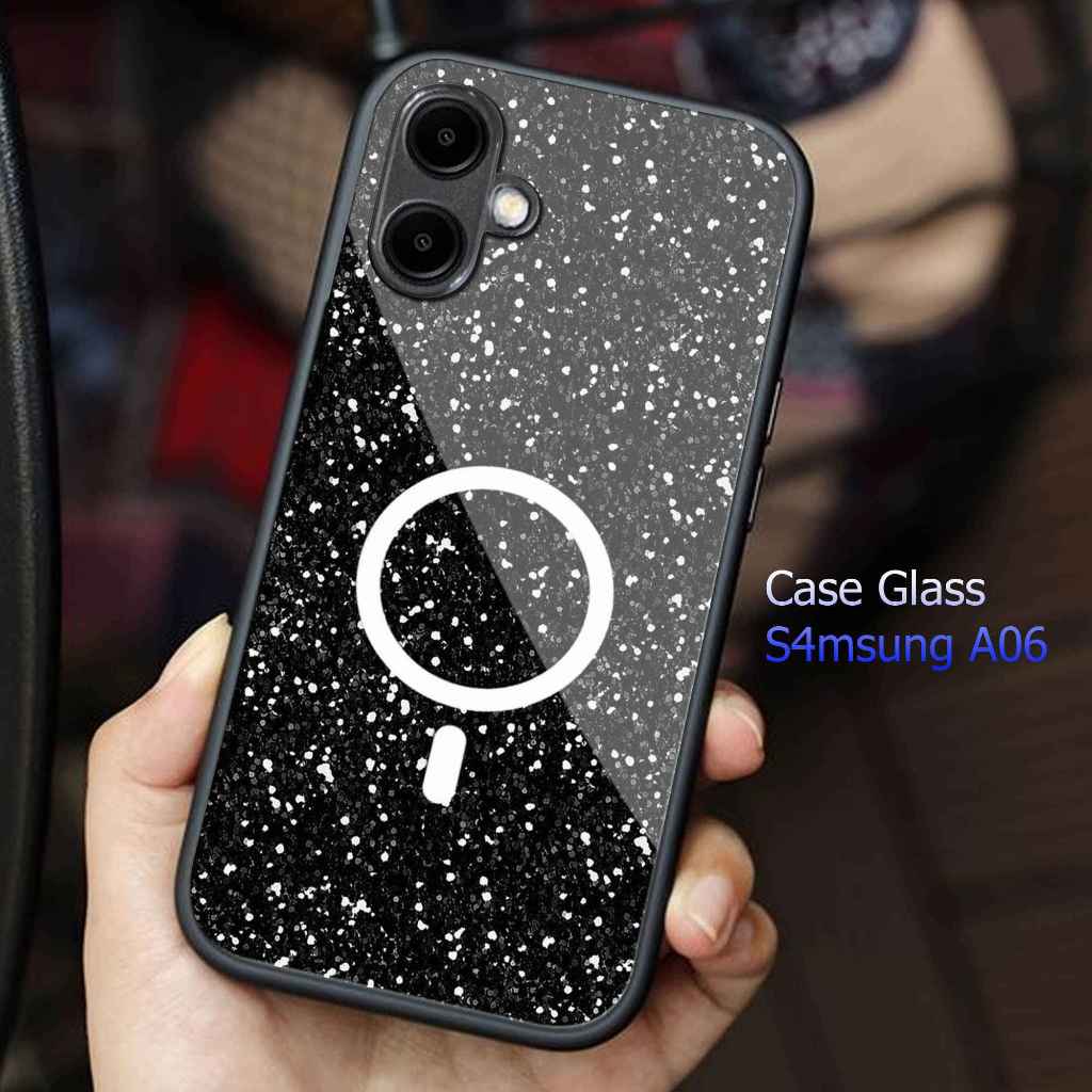 Softcase Glass Kaca Samsung A06- Casing Hp  Samsung A06 - Case Hp Samsung A06 - Softcase  Samsung A0