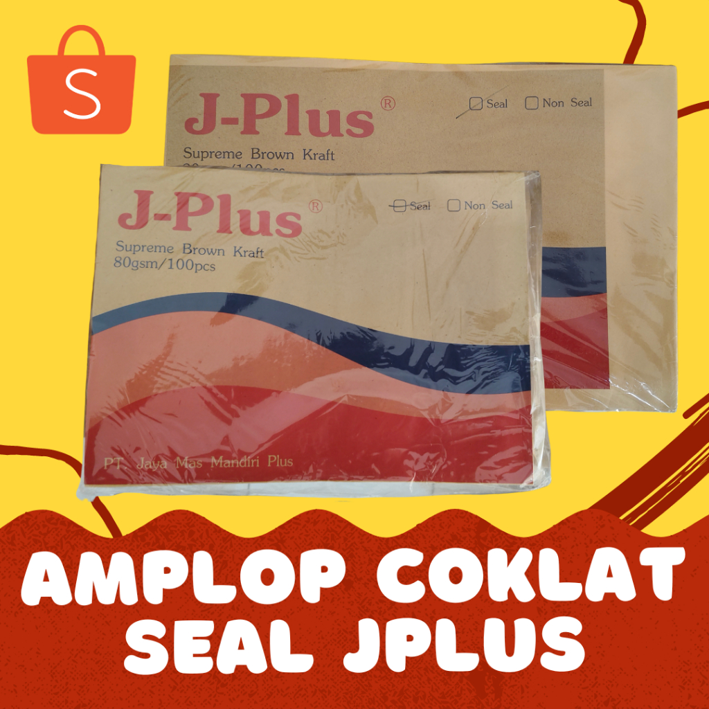 

Amplop Coklat Seal J-Plus C (A4), D (Folio), E (Supermap)