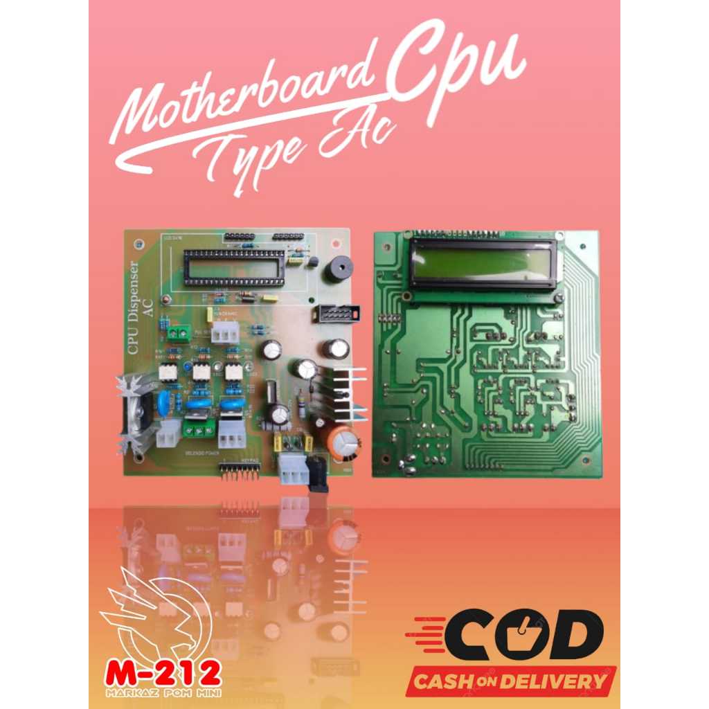 Motherboard CPU AC Pom Mini Digital Tanpa IC Program CPU Pom Mini PertaminiTanpa Ic Program