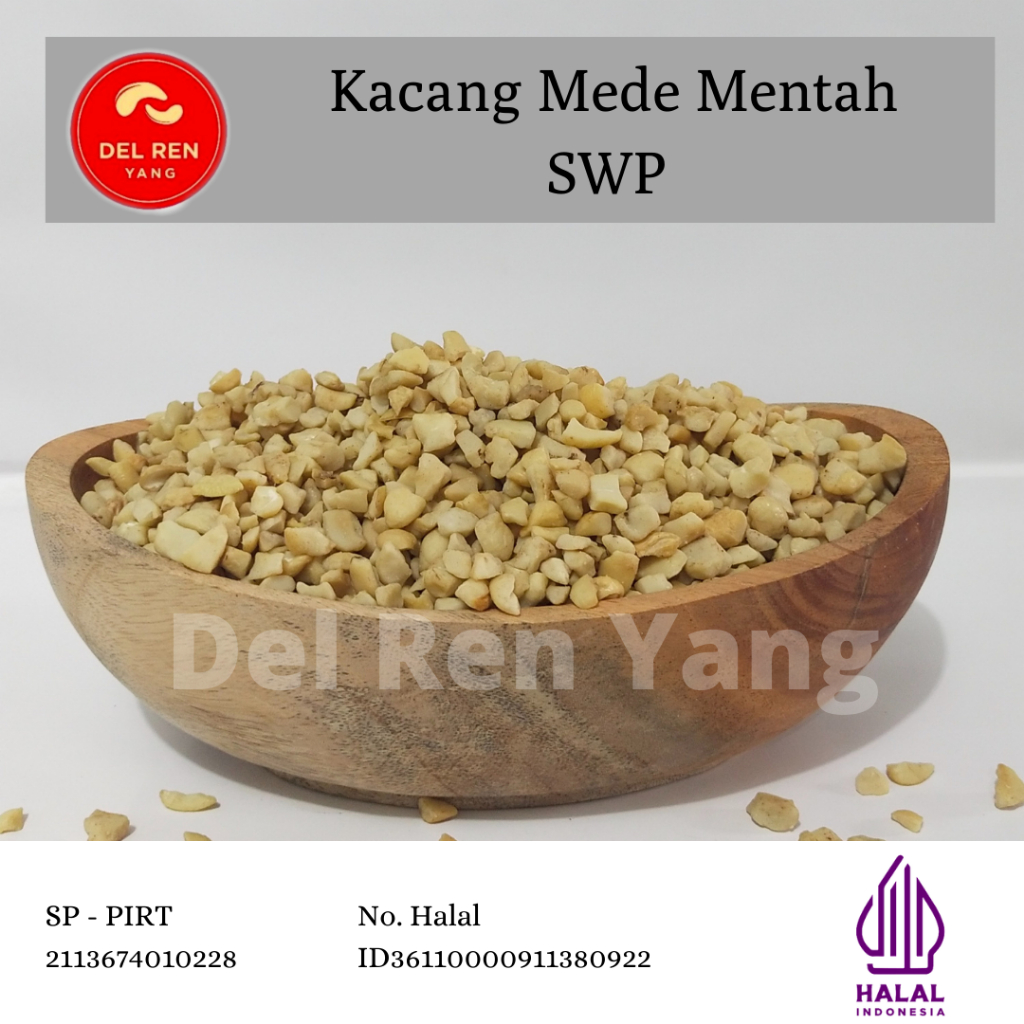 

Kacang Mede Pecahan SWP (untuk kue,coklat,bumbu gado-gado,bumbu ketoprak,bubmbu rujak)