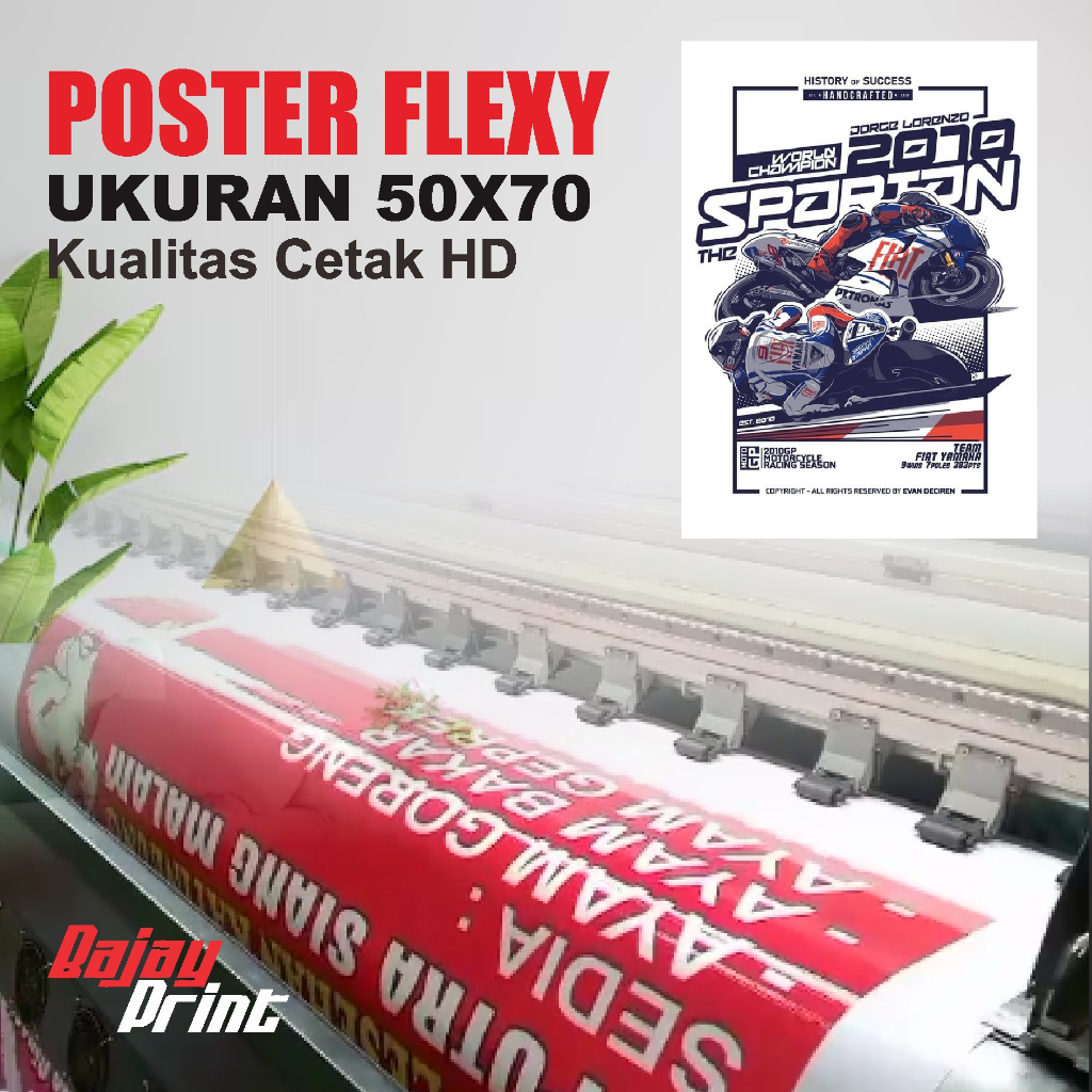 POSTER FLEXY/POSTER/KUALITAS HD UKURAN 50X70