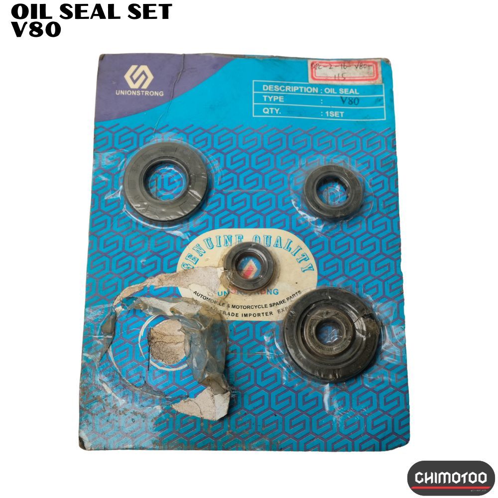 Oil Sil Seal Set Yamaha V80 V 80 Nos