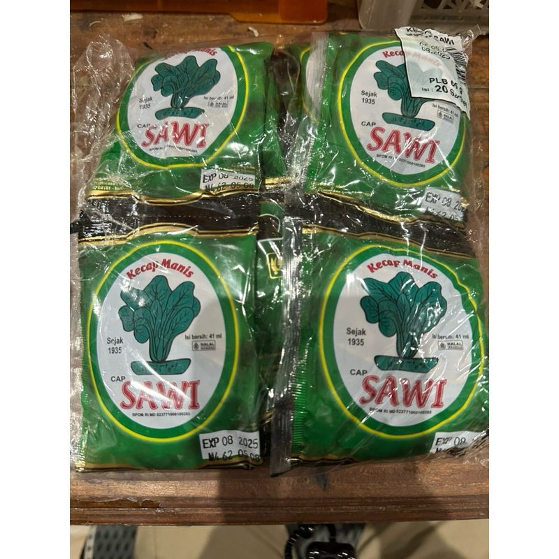 

kecap manis sawi renceng isi 20 pcs