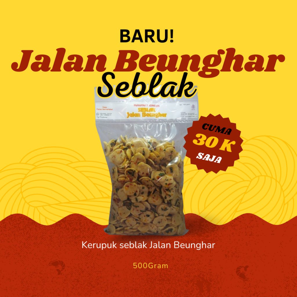 

Kerupuk Seblak Jalan Beunghar 500 gram