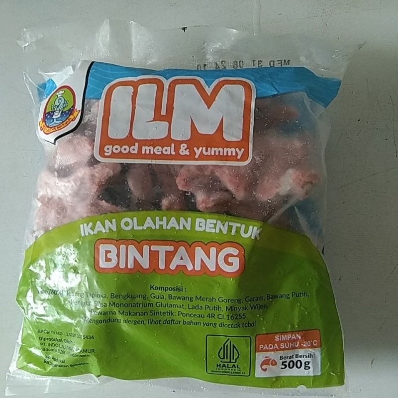 

ILM olahan ikan bentuk Bintang berat 500gr