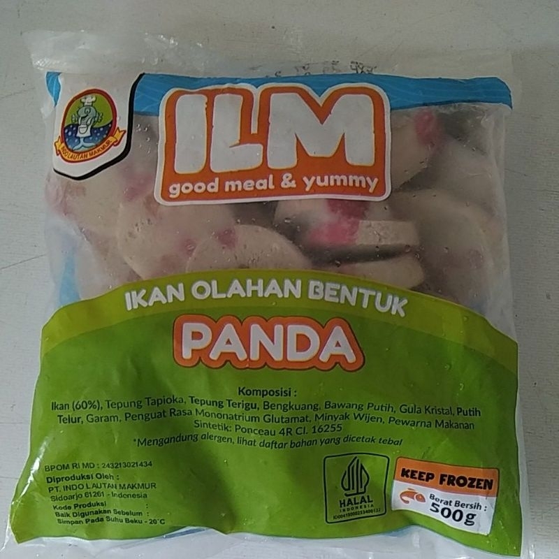 

ILM olahan ikan bentuk Panda berat 500gr