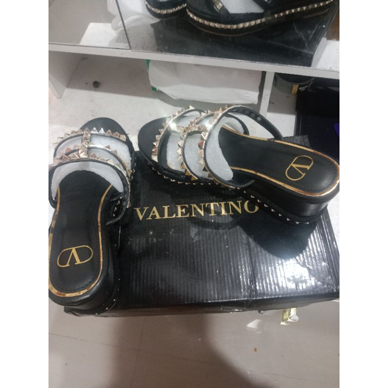 sandal wedges valentino baru size 37