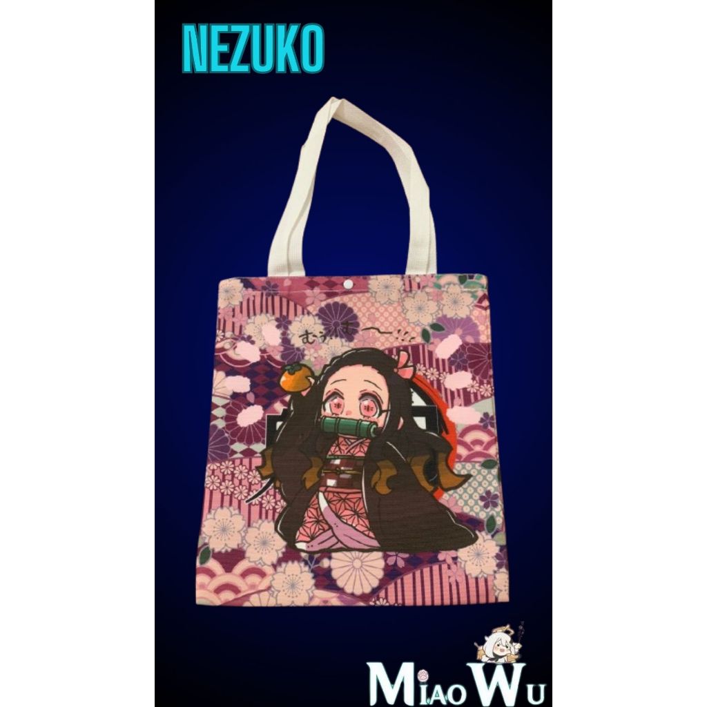 MIAOWU MERCH - Goodie Bag Totebag KNY KIMETSU | MUICHIRO | INOSUKE | NEZUKO | SHINOBU | TANJIRO