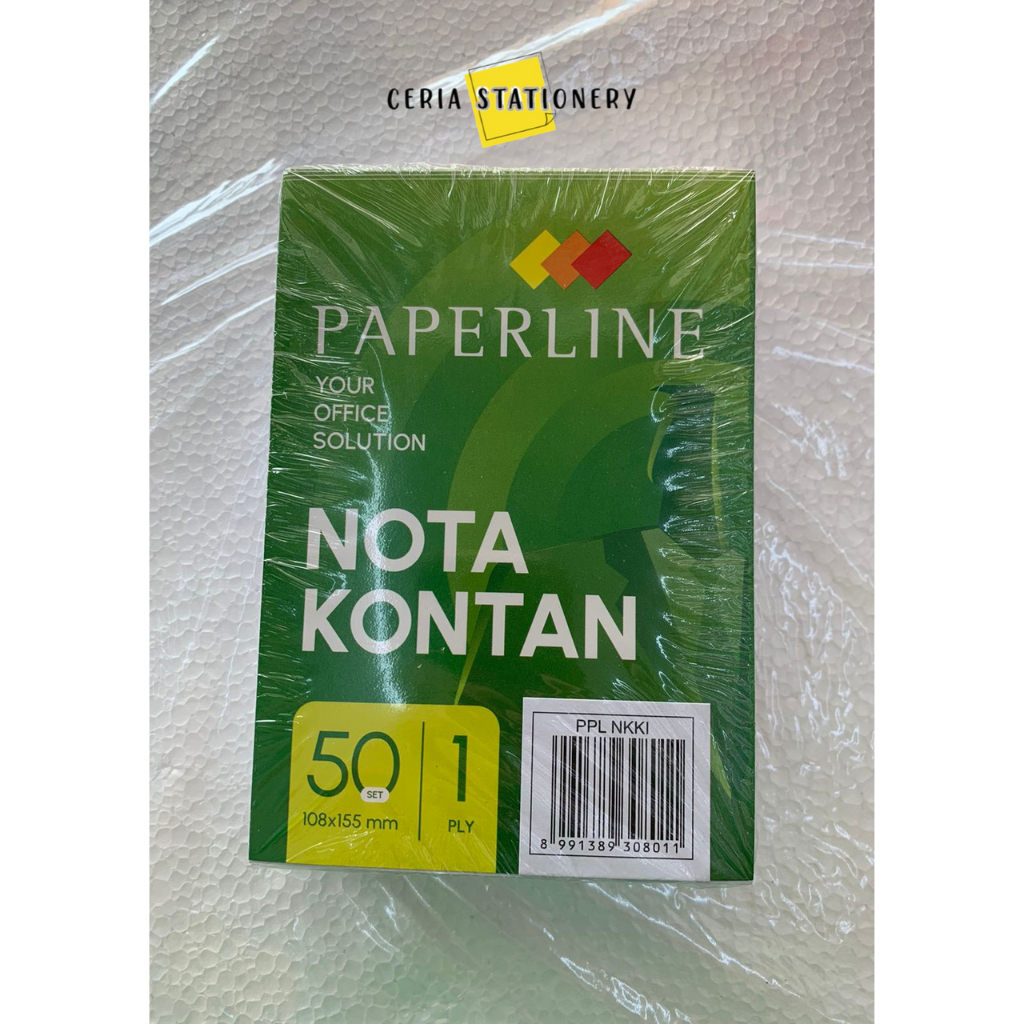 

Nota Kontan 1 Ply Paperline / PPL NK K1