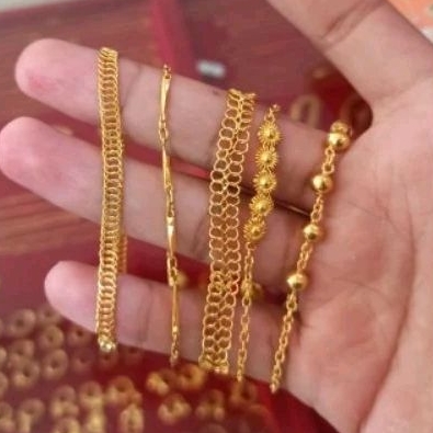 gelang variasi emas 24k 99,99%