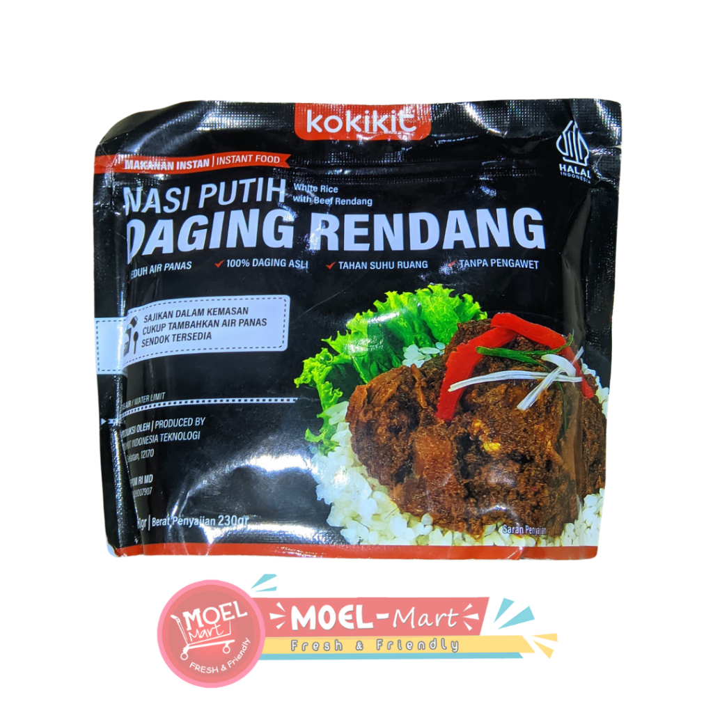 

KOKIKIT NASI PUTIH DAGING RENDANG 170GR