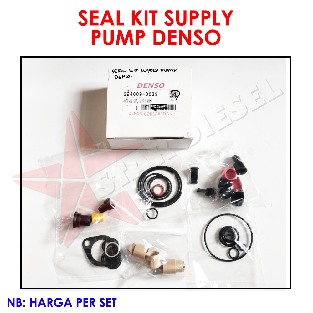 SEAL KIT SET SUPPLY PUMP DENSO INNOVA FORTUNER PAJERO SPORT HILUX TRITON DENSO 294009-0032