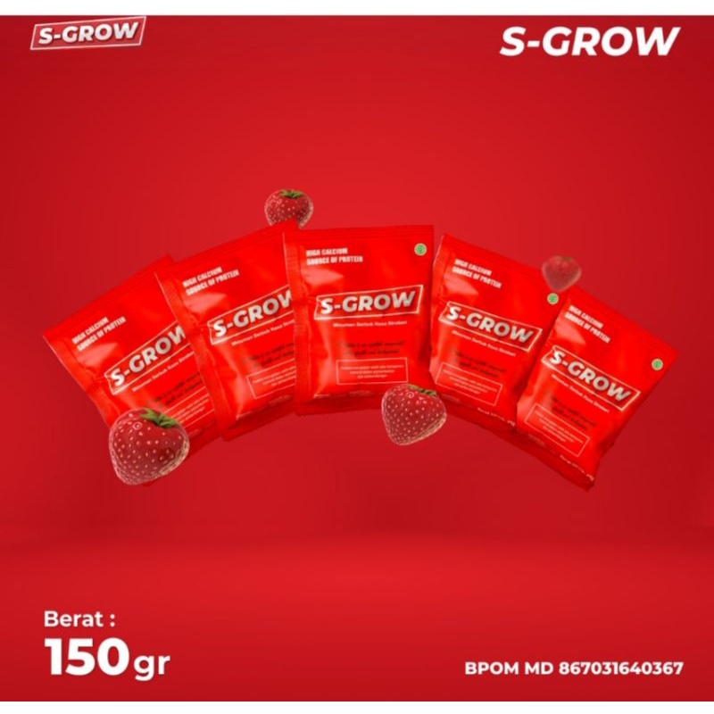 

S grow susu peninggi badan 5 sachet