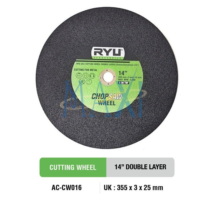 RYU Batu Gerinda Potong 14 inch (Box isi 5 pcs)