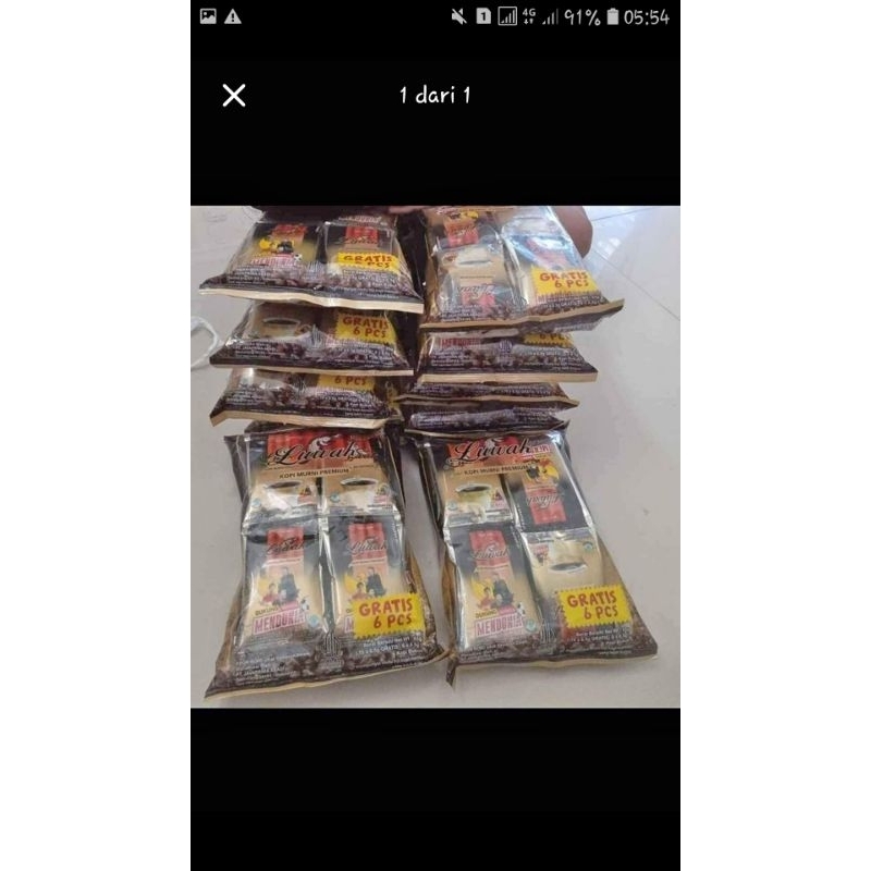 

luwak kopi murni premium isi 10+5 biji