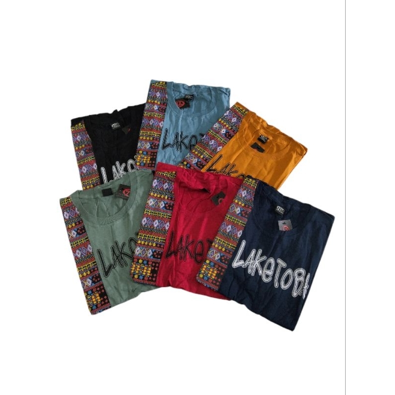 Kaos etnik ulos khas Batak T-shirt ulos/Kaos Lake toba