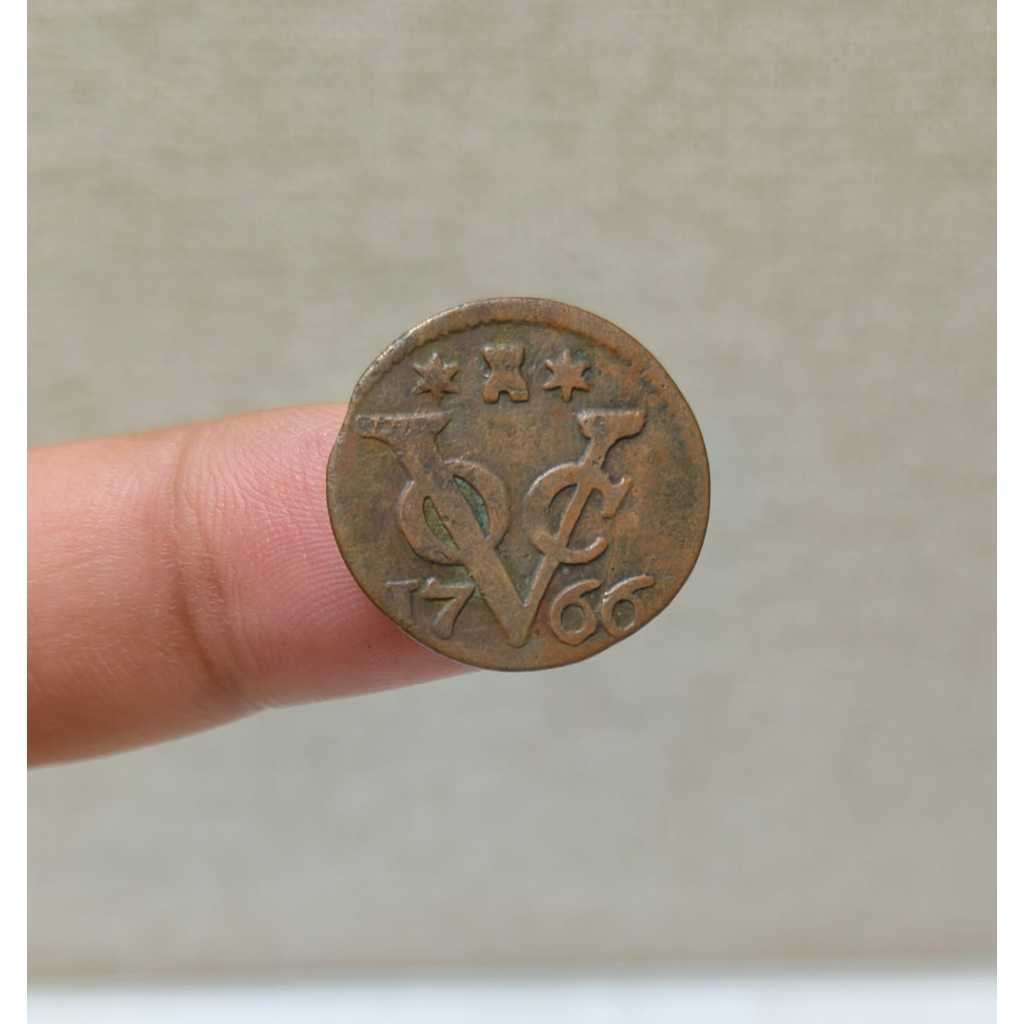 Koin Kuno Jaman VOC Belanda 1766