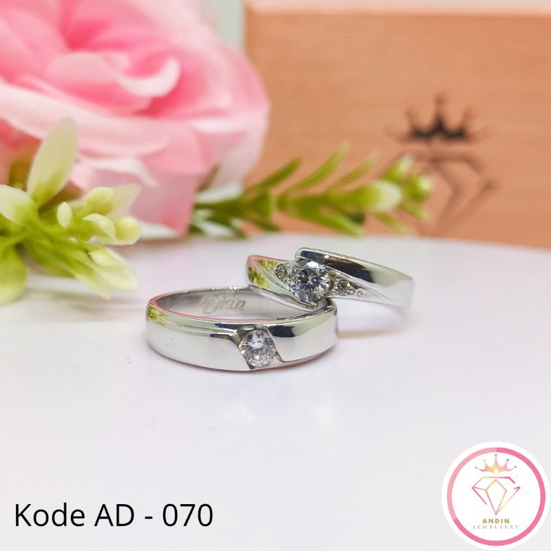 Cincin Nikah Couple Platinum 5%