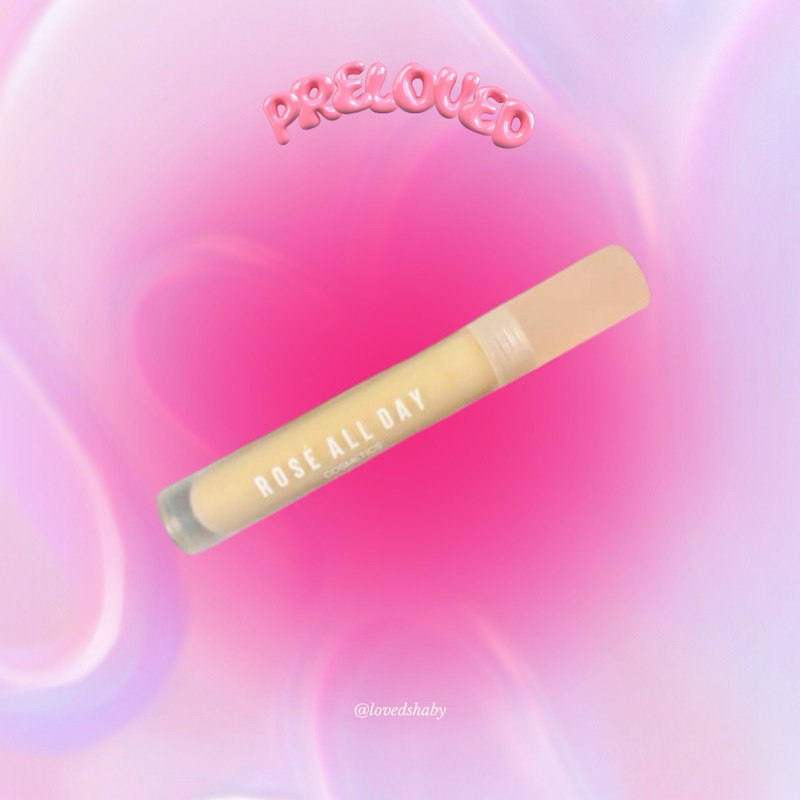 the realest lightweight concealer - rose all day - shade beige [preloved]