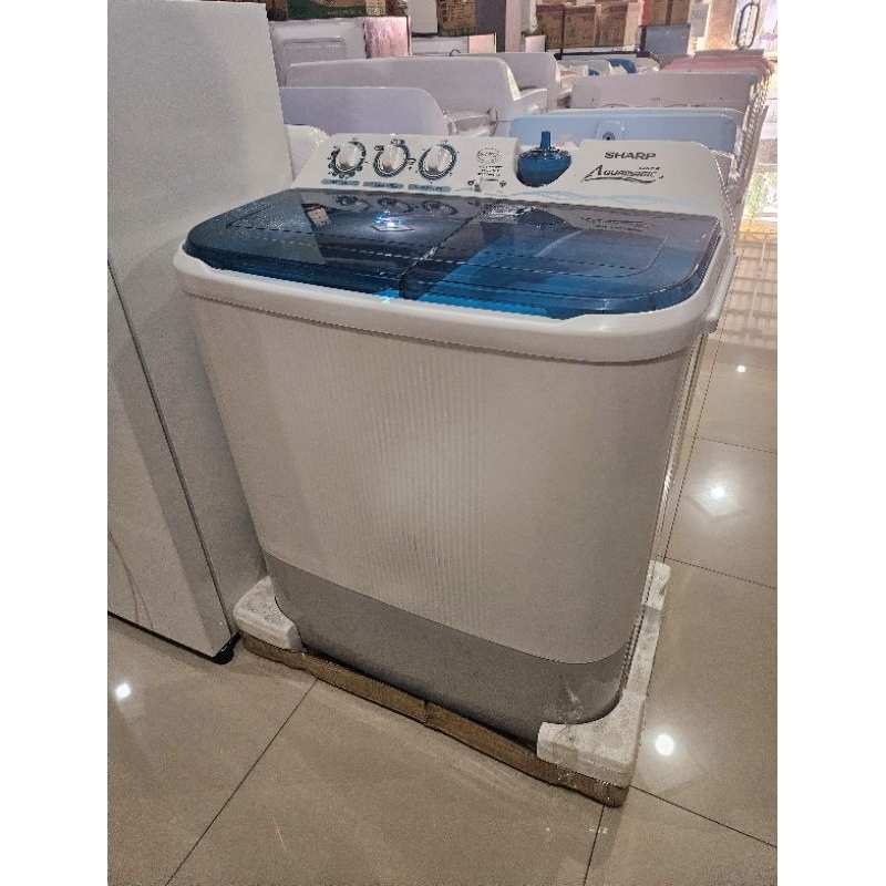 MESIN CUCI 2 TABUNG 9,5KG SHARP ES-T95CR-BS
