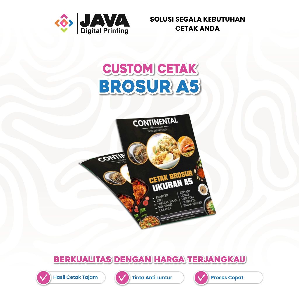 

Cetak Brosur Murah Ukuran A5 Kertas Artpaper 120 gsm / Cetak Flayer A5 / Cetak Pamflet A5
