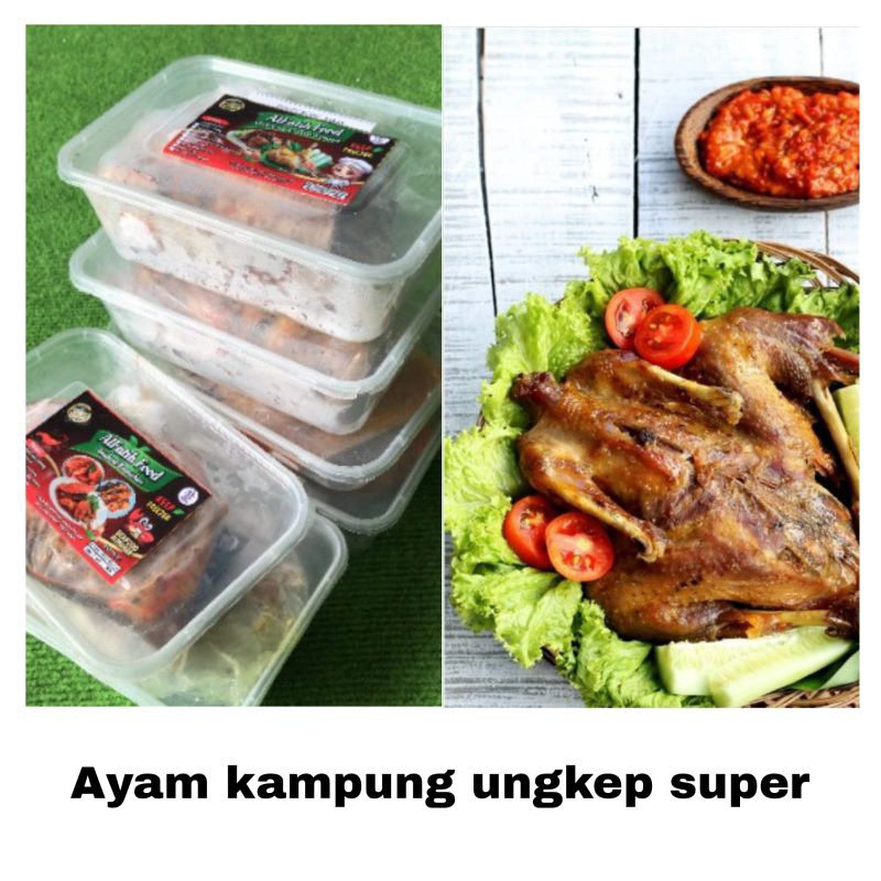 

AYAM KAMPUNG UNGKEP SUPER 1 EKOR / Frozen food/makanan beku - Alfatih Food