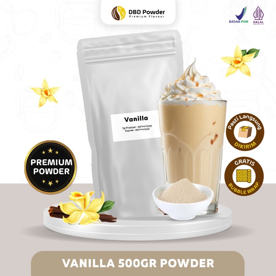 

Bubuk Minuman Vanila - Powder Vanilla 500 gram