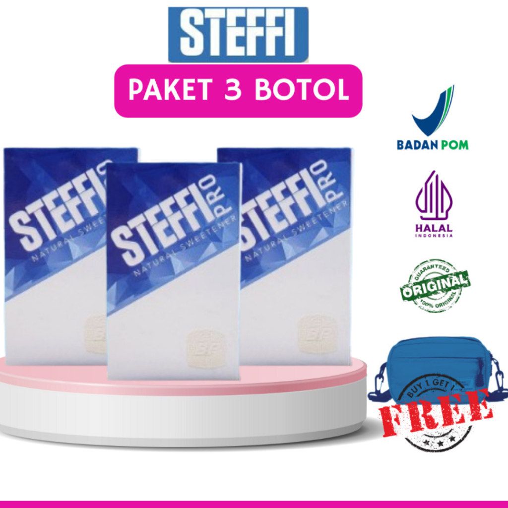 

Steffi Natural Sweetener 30ml - Daun Stevia Halal BPOM - Pemanis Kue Roti Alami