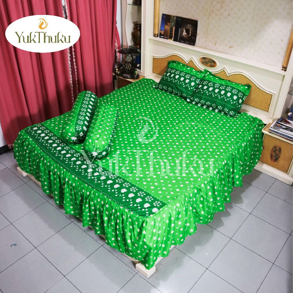 SPREI MOTIF BATIK JUMPUTAN RUMBAI TINGGI 30 DAN 40
