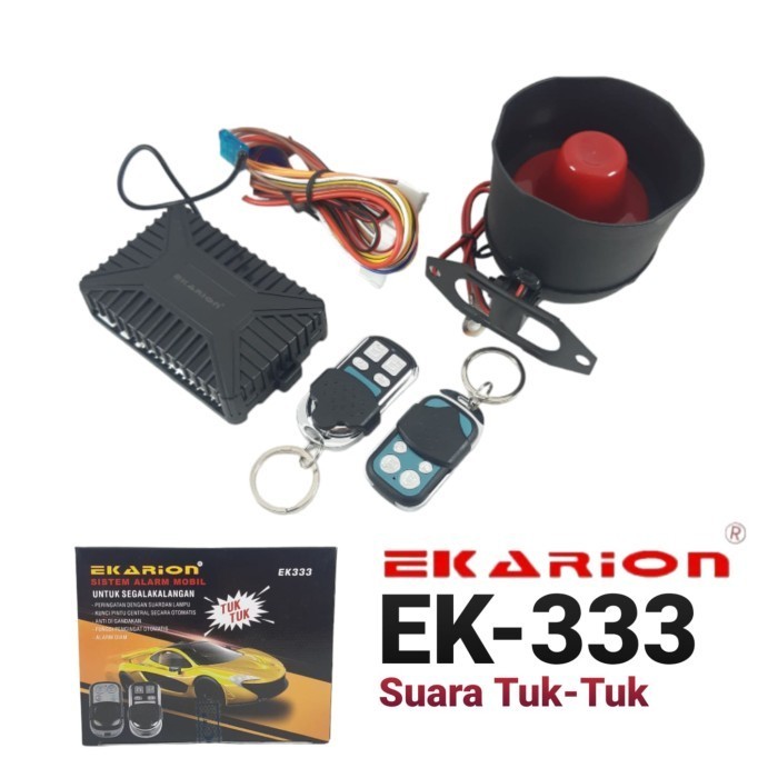 Modul Remote mobil Lock Unlock plus Alarm berikut Toa speaker alarm