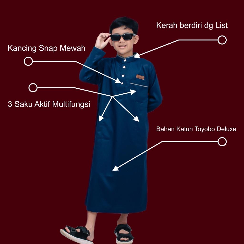 NEW DEALS GAMIS KOKO ANAK LAKI LAKI UMUR 2-12 TAHUN PREMIUM JUBAH ANAK PUTIH LAKI LAKI LENGAN