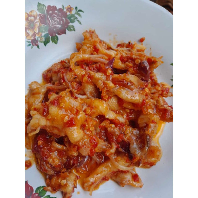 

Sambel Ceker / Ceker Pedas / Ceker Mercon