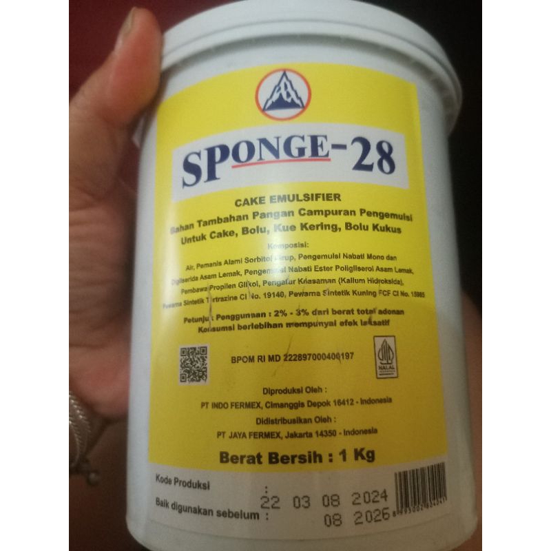 

SPonge-28 Cake Emulsifier @1kg