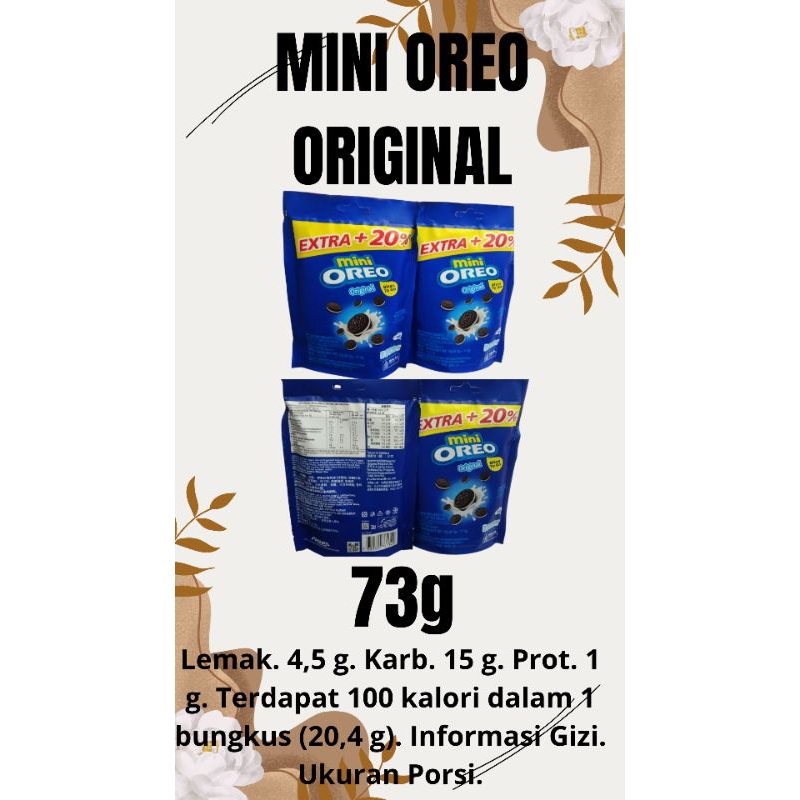 

MINI oreo original 73gr