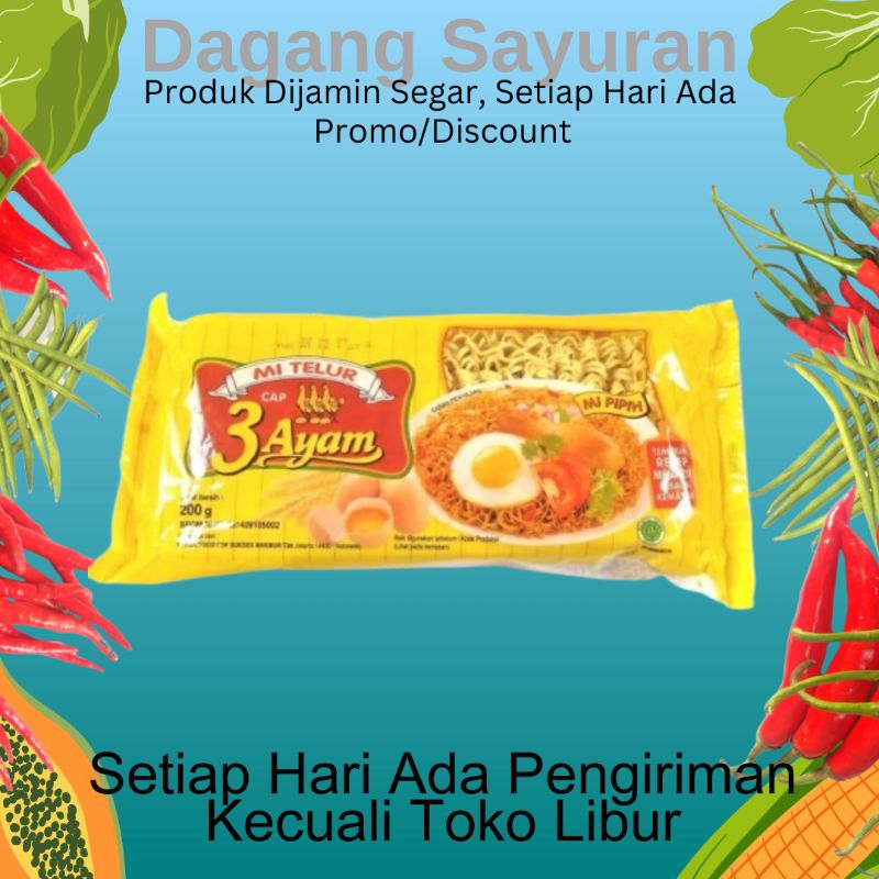 

MIE TELUR/MIE TELOR 200 GRAM