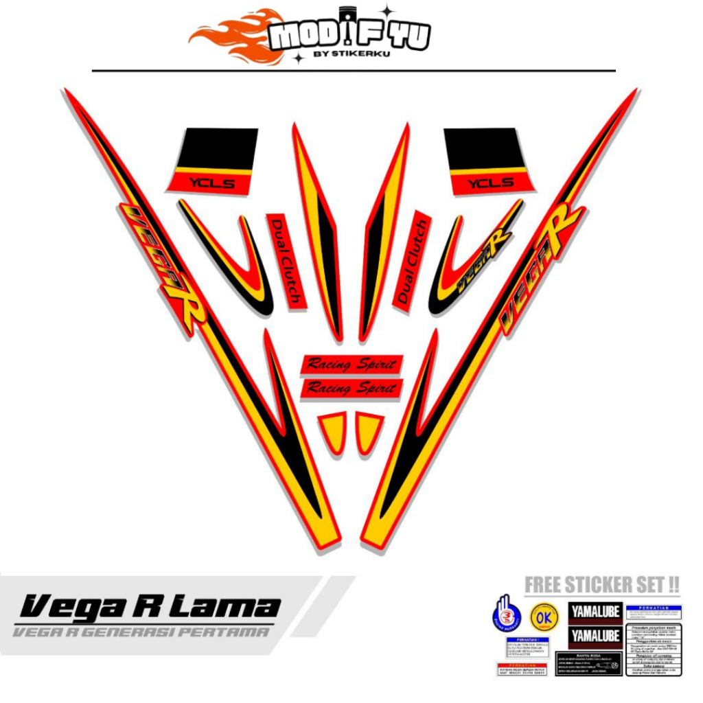 STRIPING VEGA R LAMA MOTIF M10 / STIKER VEGA R LAMA / STIPING VEGA R LAMA / SETIKER VEGA R LAMA / LI